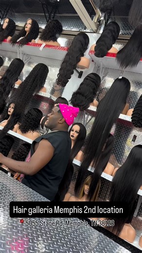 Hair Galleria Beauty Memphis 2nd location on Instagram: "Just know if you see @iam_jonathan_ at the grand opening he will be giving away wigs ❤️ Follow new page ❗️ grand opening will be announced soon 🩷 SPECIAL ANNOUNCEMENT 🎉 💖 New Location Coming Soon! 📍 5055 Stage Rd, Memphis, TN 38128 ✨ Current Location: 📍 1070 E Raines Rd, Memphis, TN 38116 📌 Top Tier Quality & Service 📌 Best Prices in the City — Period! 📌 Hours: Sun–Thurs 8AM–9PM | Fri–Sat 8AM–10PM 🚨 BIG NEWS! Our 2nd location is o