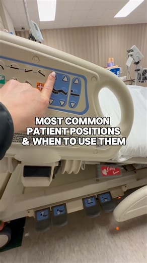 Nurse Mike from Simple Nursing | Let's review patient positioning using a hospital bed - most beds will have the angle shown on the side so that you can ensure the correct... | Instagram