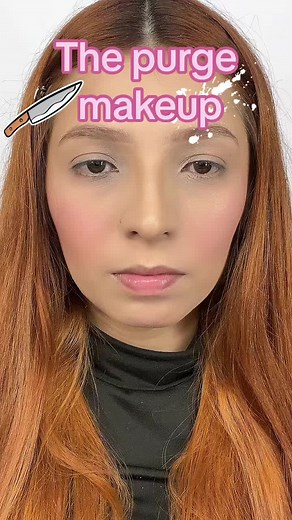 Creepy Purge Makeup Tutorial for Halloween