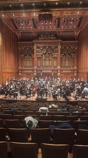 Kevin Day on Instagram: "Finale from American Pastorale (choral symphony), featuring @bc_chorale, @bcwindensemble , and @bcsymphony. From @necmusic Jordan Hall dress rehearsal. . . . #kevindaymusic #americanpastorale #choralsymphony #bostoncollegemusic #orchestra"