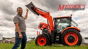 28K views · 291 reactions | New Kubota M8 is Finally Here Kubota's biggest tractor with a 100 gallon fuel tank and 6.7 liter Cummins Engine. The M8 is significantly larger than most other Kubota tractors and comes with many variations. Neil checks out the features and build quality as he walks around the new machine. | Messick Farm Equipment | Facebook