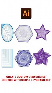 Create Custom shapes like this with Single keyboard key in Illustrator