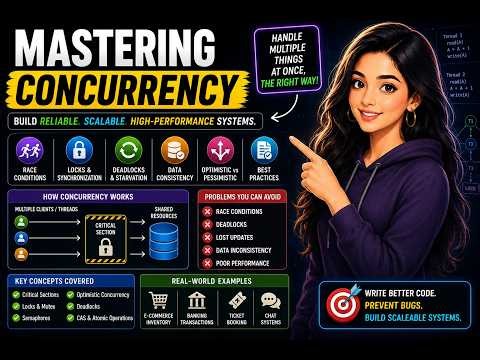 Mastering Concurrency | Locks, Race Conditions & Data Consistency Explained