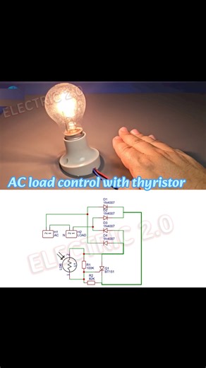 4K views · 24 reactions | AC load control with thyristor | Electric 2.0 | Facebook