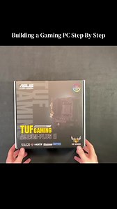 Building a Gaming PC Step By Step #asmr #pcbuild #buildingpc #foryou #amazing