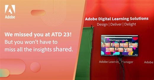 ATD'23 at San Diego was a blockbuster hit! Here are some snapshots of all the action that went down. Watch more: https://bit.ly/42xlpE5 #AdobeConnect #VirtualTraining | Adobe Connect | Facebook