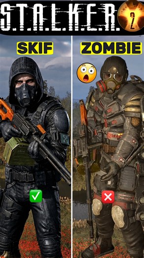 ☢️ STALKER 2: ZOMBIES CAN’T Use PKM?! 😮 Too Hard for Them? #Shorts #stalker2