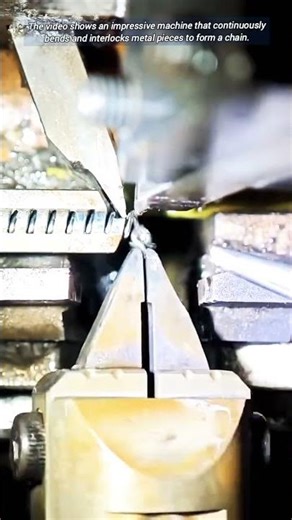 Automated Chain Making Machine.