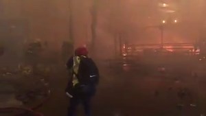 8K views · 29 shares | Firefighters struggle to put out a fire started by rioters in Wan Chai, Hong Kong on Saturday. #HongKong | China Daily | Facebook