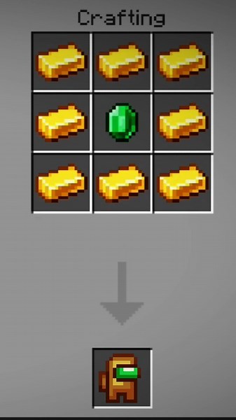 How to make Among us totam 😱 🤯 #minecraft #gaming #viral #shortvideo #shorts #short #youtube