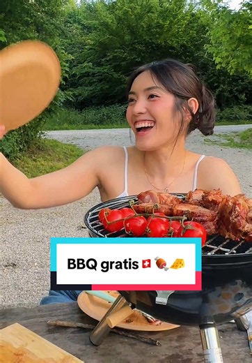 Mataharinya juga sampe jam 9 malam, jadi berasa harinya puanjaaang 😝🔥 #bbq #switzerland #anakrantau #barbeque