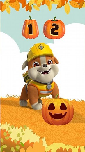 Rubble counts to 10 for a Happy Halloween! 🎃 #shorts