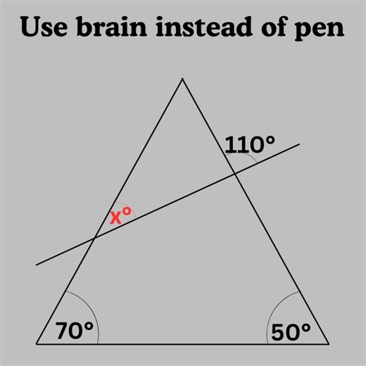 Basic mathematics Triangle problem algebra tricky problem #mathteacher #mathlover #mathfun #algebra