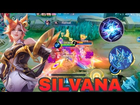 SILVANA WITH THE BEST LIFESTEAL AND DAMAGE BUILD|MLBB