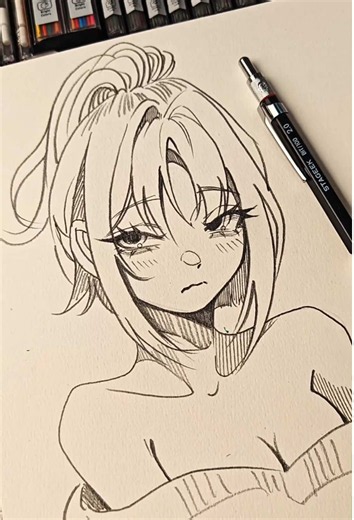 hope this helped! 😘✏️ How to Draw a Girl's Face | Pencil Drawing 💞⭐️Tell me what u thought of it >:3 idk if this is helpful or not💫#Doll #dollface #sketch #drawing #howtodraw