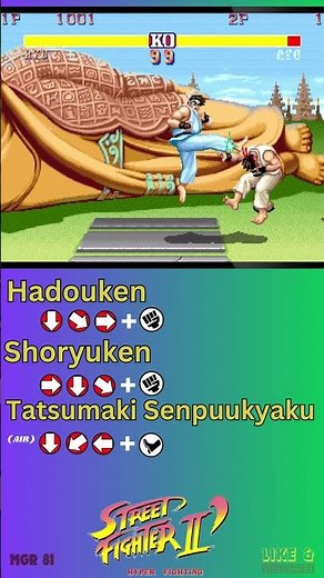 SF2HF - Ryu Move List