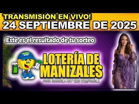 Lotería de Manizales: último sorteo del miércoles 24 de septiembre, resultados y números ganadores en Colombia