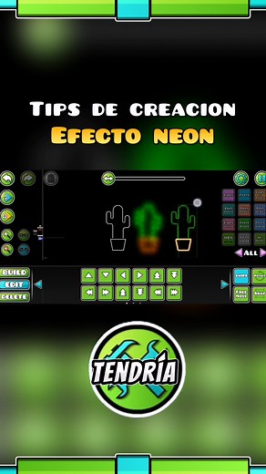 Tips para crear efecto neón en Geometry Dash
