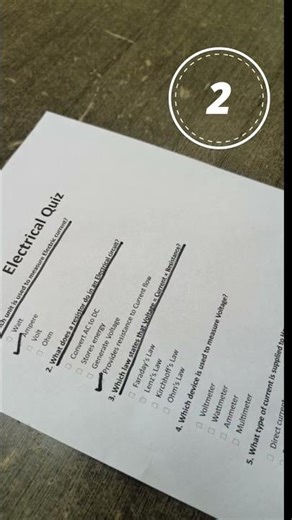 Electrical Quiz | Test Your Electrical Engineering Knowledge ⚡ | MCQ for Beginners & Professionals