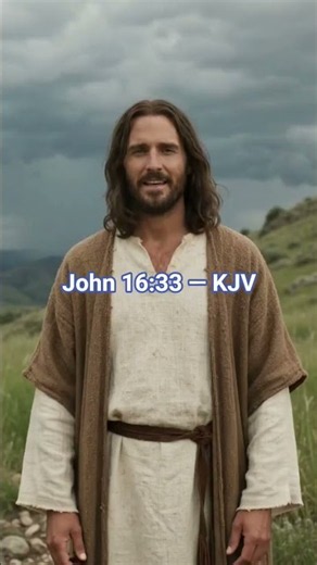 John 16:33 -These things I have spoken unto you#scripture #gospelmusic #walkinspiritoftheholyspirit