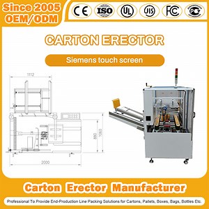 [Hot Item] China Carton Erector Factory Automatic Semi-Automatic High-Speed Case Box Carton Erector Manufacturer
