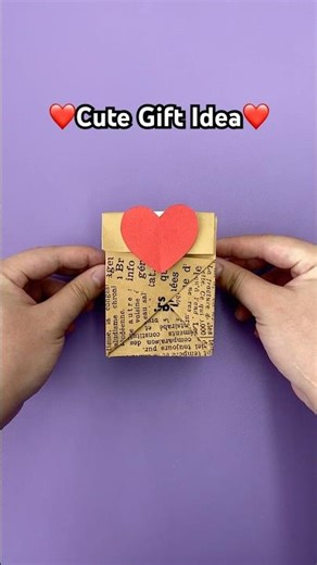 Cute Gift Idea❤️#diy #papercraft #handmade #giftideas
