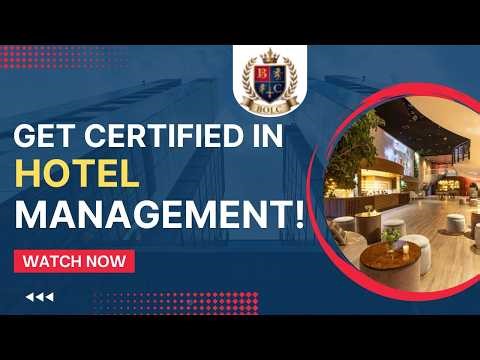 Hotel Management Course for Global Careers