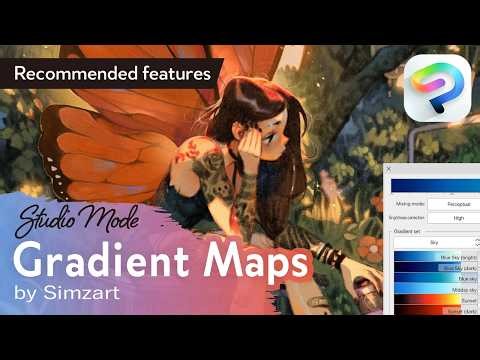 Explore Gradient Maps with Simz | Clip Studio Paint Recommended Feature