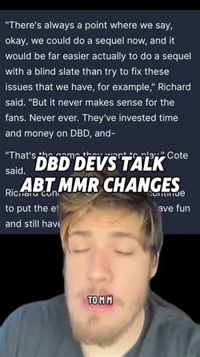 HUGE MMR CHANGES COMING TO DBD! 🔥 | #deadbydaylight #dbdcreator