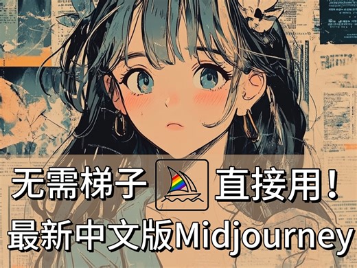 Midjourney最新中文版，国内也能用的AI出图做视频工具，不用梯支持双平台【附：MJ最新版，AI工具整合包】