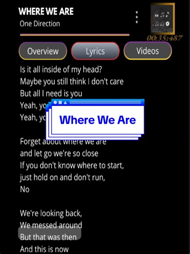 One Direction - Where We Are Lyrics