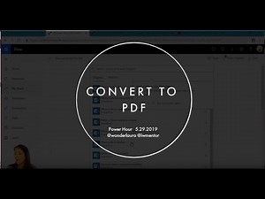 SharePoint Power Hour: Convert to PDF