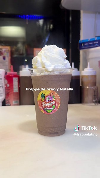 Experience the iconic Oreo and Nutella frappe, crafted with exceptional love and care. We don't hold back on the Nutella, because this frappe deserves nothing less than the best! . . Come and visit us at location- 12399 S Apopka-Vineland Rd Orlando, FL 32836 United States ° Infront of @treasureislandgiftshop . . #frappetiktok #frappelatino #orlandoflorida #orlandofoodie #kissimmee #florida #fyp #fyp