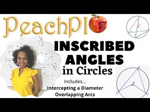 Inscribed Angles in Circles (Includes Overlapping Arcs & Intercepted Diameter)