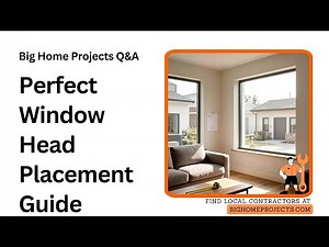 Window Head Height Seating Sill Alignment Guide