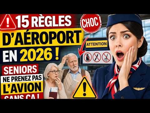 💥 “Shock! 15 airport rules in 2026 that seniors don’t know – Don’t fly without them!”