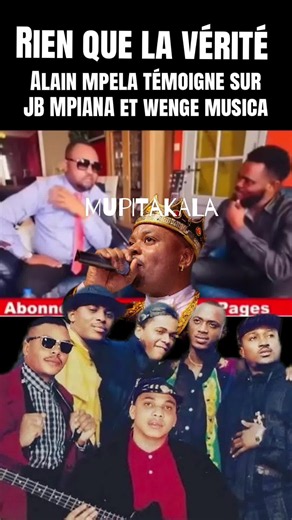Alain Mpela témoigne sur JB Mpiana et Wenge Musica