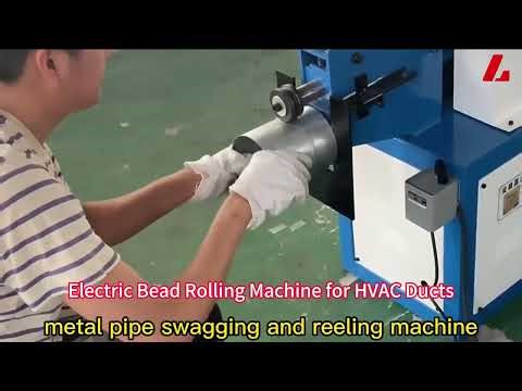 Electric Bead Rolling Machine for HVAC Ducts #BeadRollingMachine