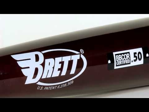 Brett Bros. Maple/Bamboo Wood Bat: MB110 Adult With FREE Energy Towel