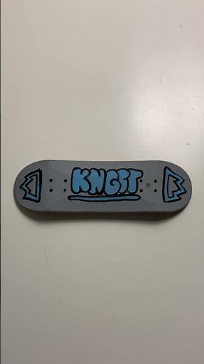 Making a custom tech deck #drawing #asmr #techdeck #skateboarding