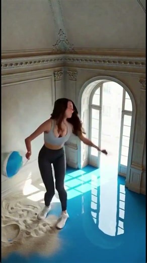 🌊 I Transformed This Basic Floor Into A Beachy Vibe 🌊