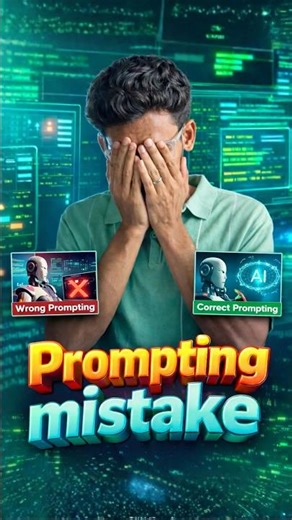 How to correct our prompting😍 #ytshort