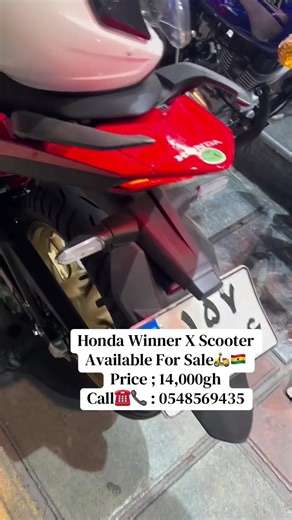 Honda Winner X Scooter for Sale in Ghana