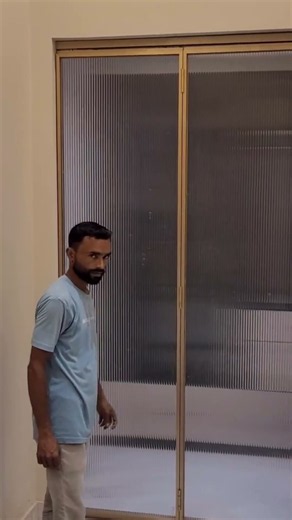 Slim profile partition | slide and fold partition | premium partition #raiseinteriors #slimprofile