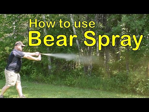Bear Safety Part 2: Bear Spray and How to Use it!