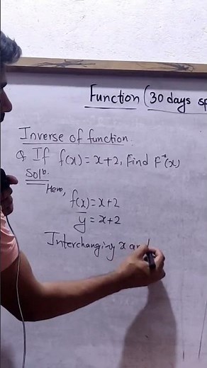 SEE Question|| function|| inverse of function