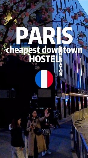 CHEAPEST Hotel in Downtown Paris 🇫🇷 | Budget Stay Near Eiffel Tower & Montmartre
