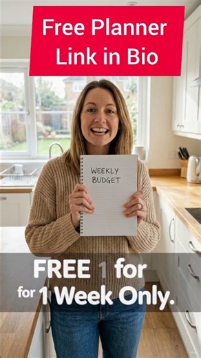 FREE Weekly Budget Planner | One Week Free Download | Printable Monthly Budget Planner