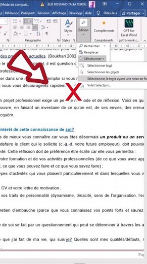 The secret to easily selecting everything in Word!