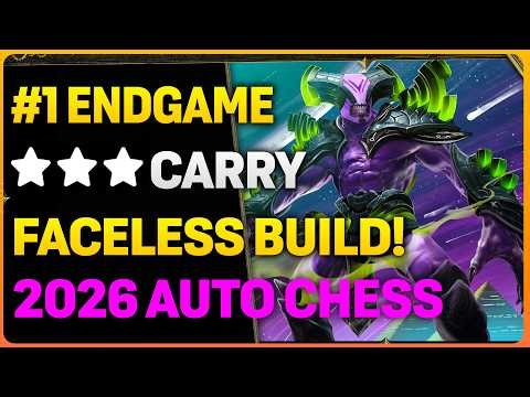 #1 ENDGAME Rank Up ★★★ FACLESS Build For Dota Auto Chess | Step By Step Guide